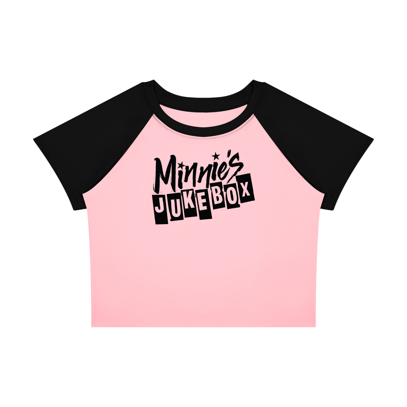 Minnie's Jukebox Raglan Color Block Baby T-Shirt