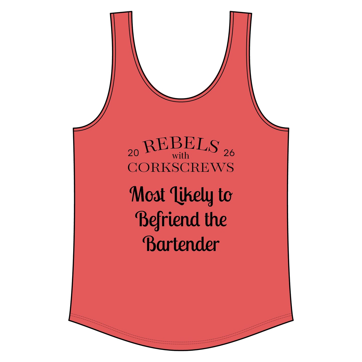 Befriend the Bartendar Relaxed Tank