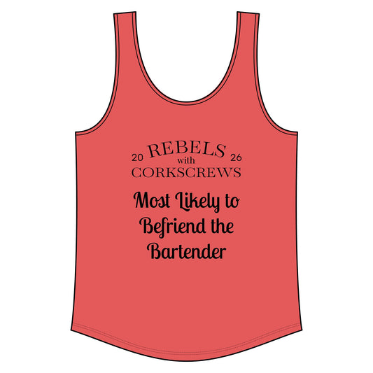 Befriend the Bartendar Relaxed Tank