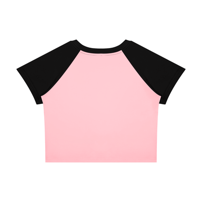 Minnie's Jukebox Raglan Color Block Baby T-Shirt