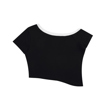 Unhinged Off-the-Shoulder T-Shirt