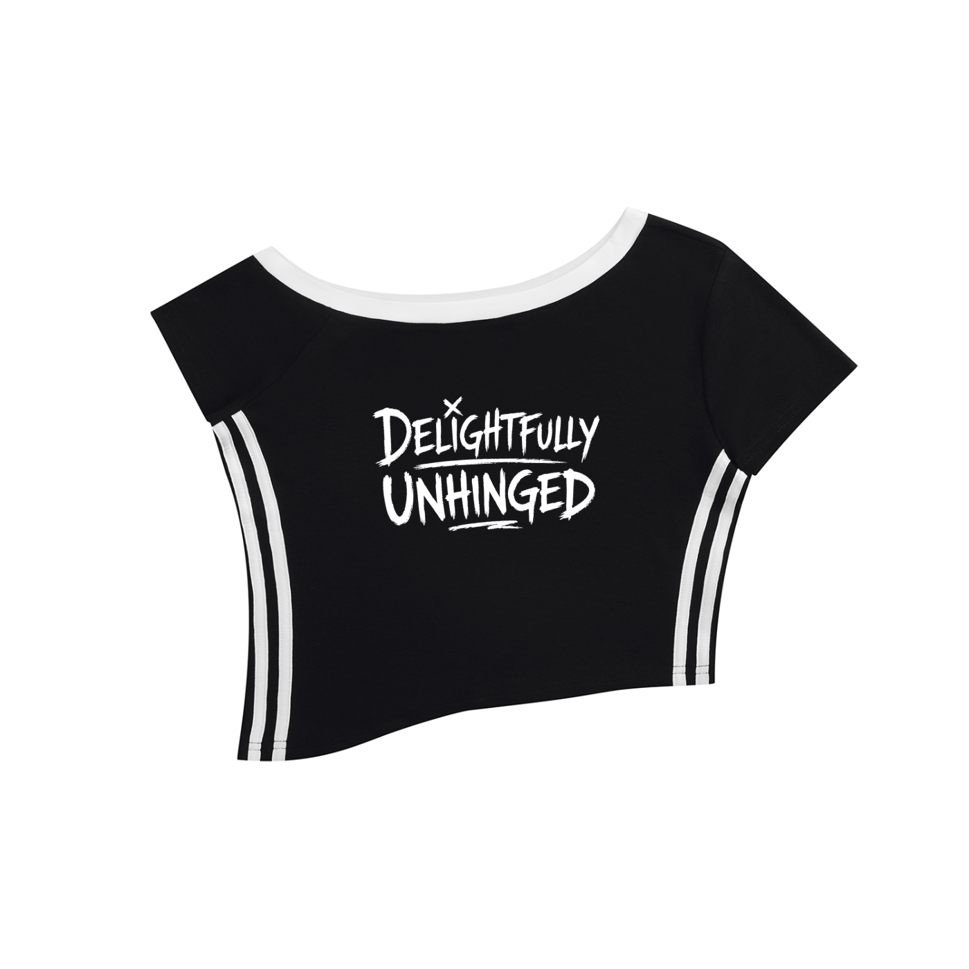 Unhinged Off-the-Shoulder T-Shirt