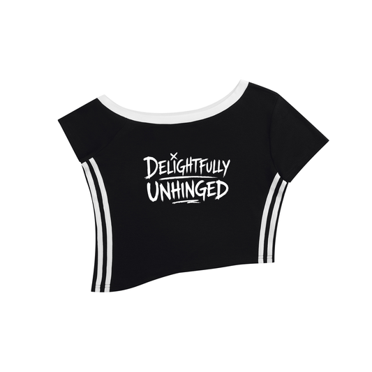 Unhinged Off-the-Shoulder T-Shirt