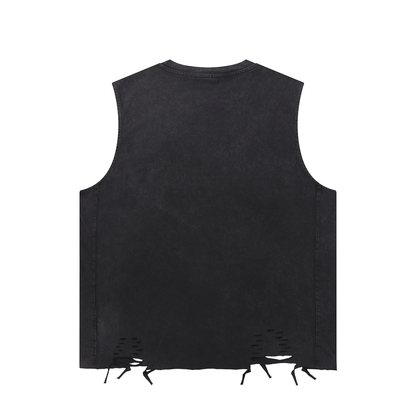 Minnie's Jukebox Raw-Hem Tank Top