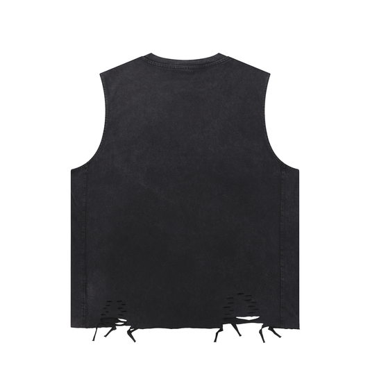 Minnie's Jukebox Raw-Hem Tank Top